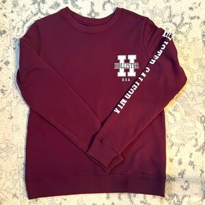 Hollister Crew Neck Sweatshirt, Size S (women’s)